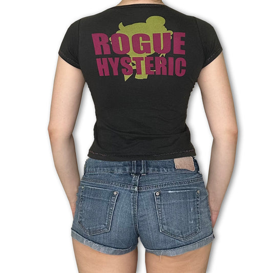 Hysteric Glamour “66 Rogue Hysteric” Grunge Baby Tee (Fits XS-S)