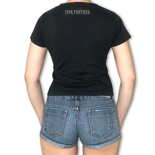 Y2K Pink Panther Baby Tee (M)