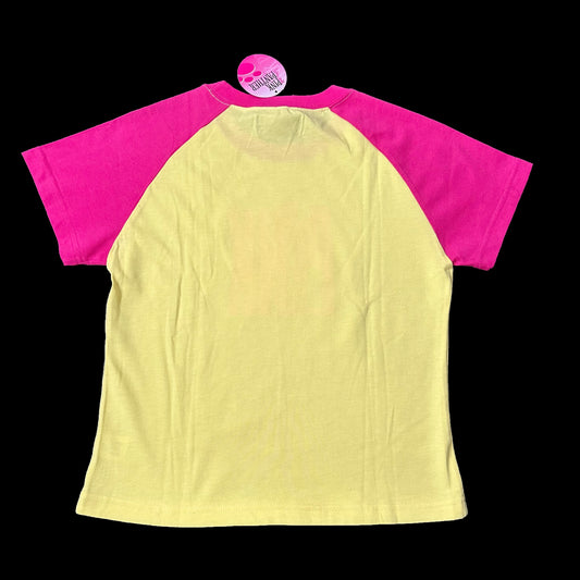Deadstock 2006 Pink & Yellow Pink Panther Baby Tee (M)
