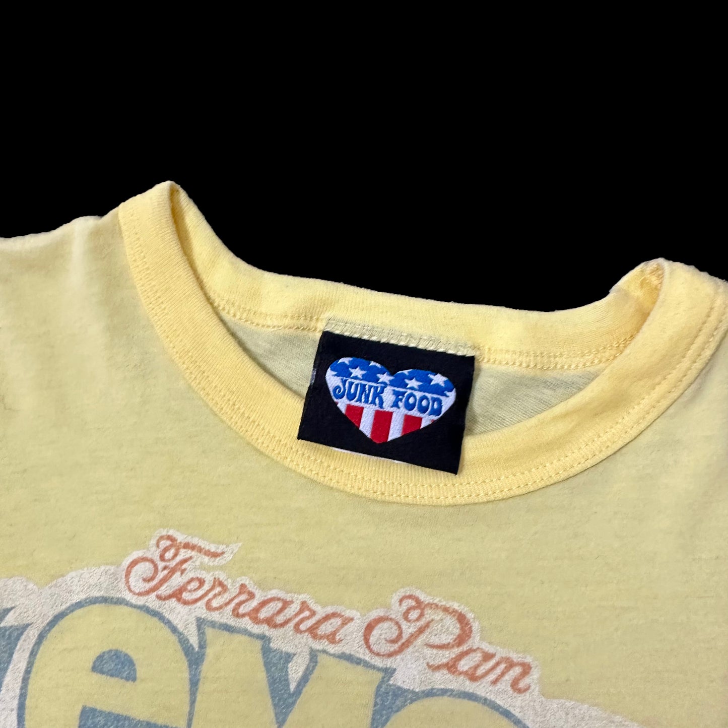 Y2K Lemon Head Junk Food Baby Tee (S)