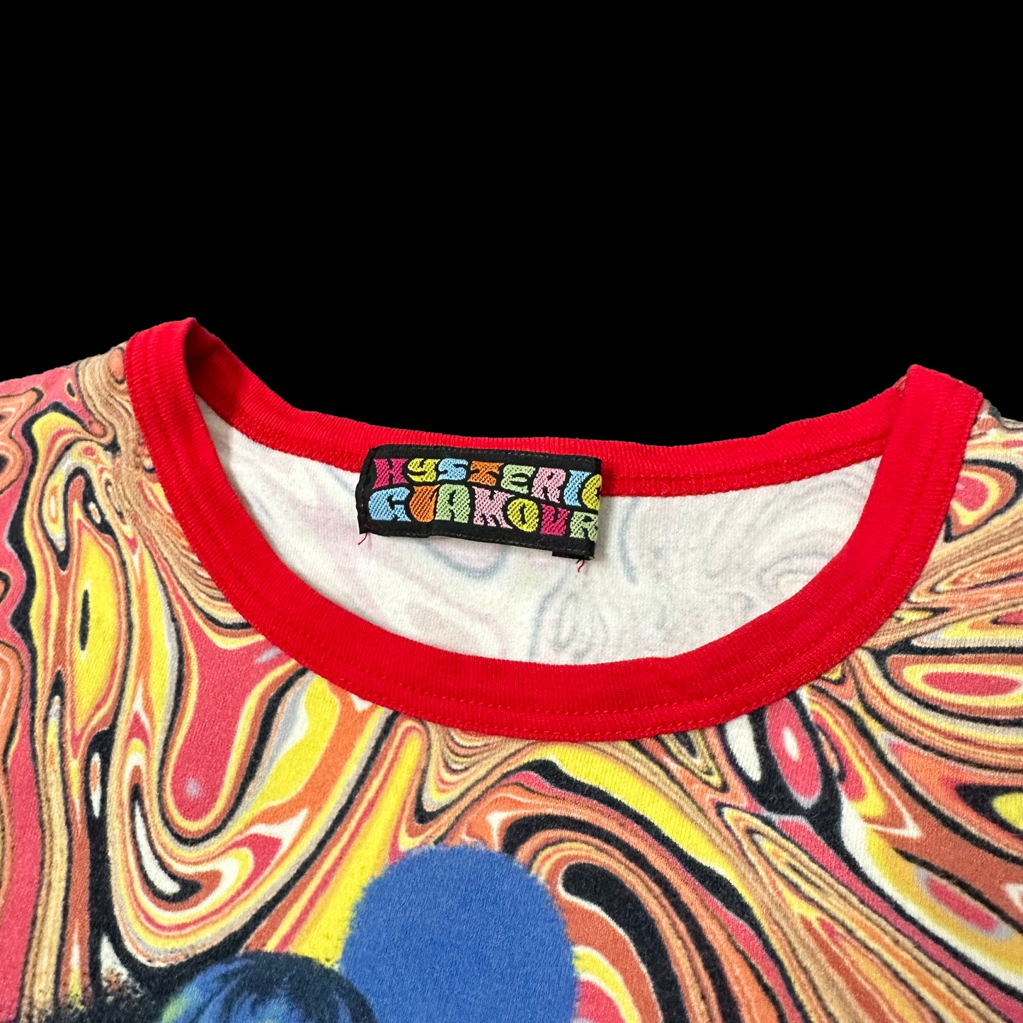 Hysteric Glamour Psychedelic Long Sleeve Tee (fits XS-S)