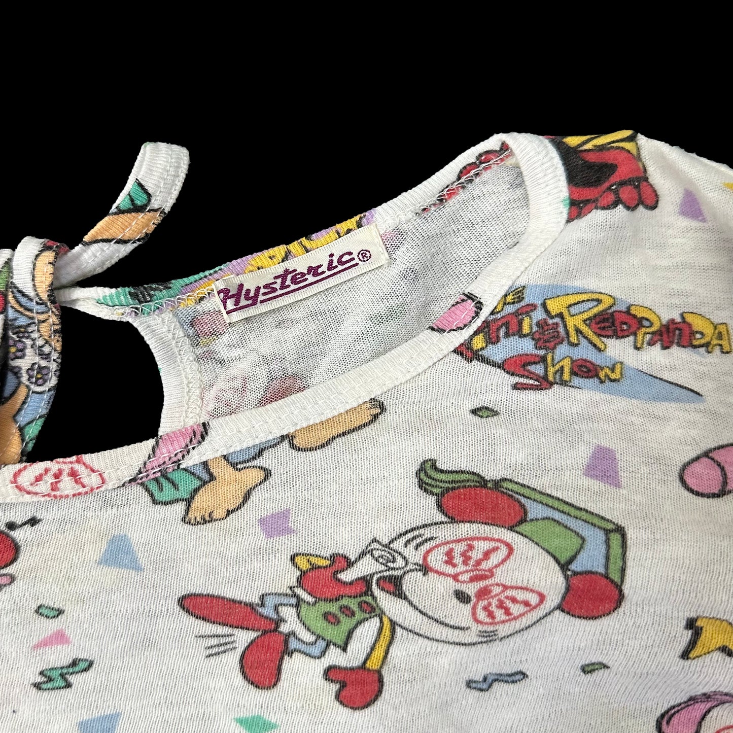 Hysteric Glamour All Over Print Cropped Long Sleeve (fits XXS)