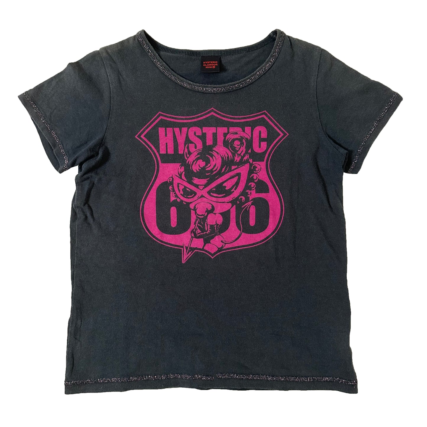 Hysteric Glamour “66 Rogue Hysteric” Grunge Baby Tee (Fits XS-S)
