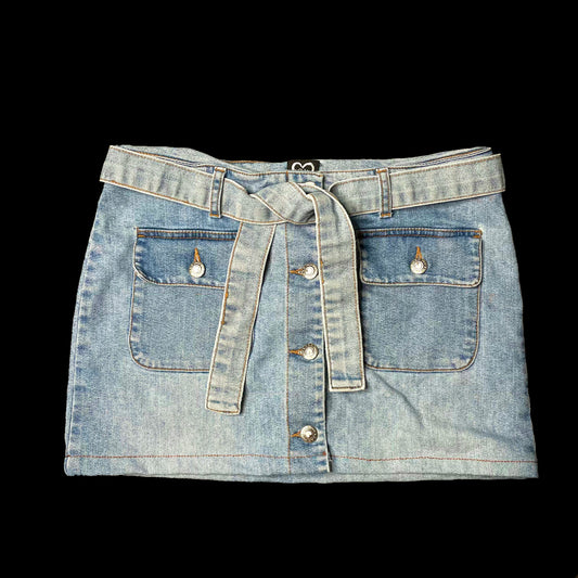 90s Denim Micro Mini Skirt (S)