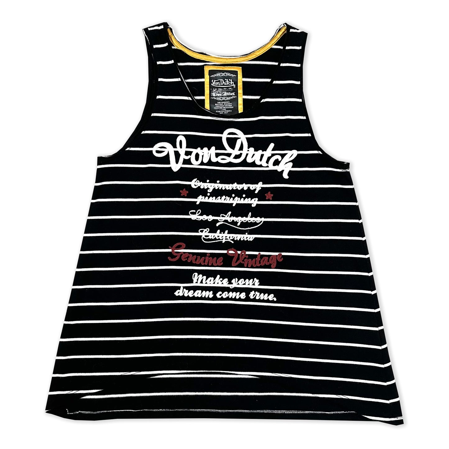 Y2K Von Dutch Tank Top (M)