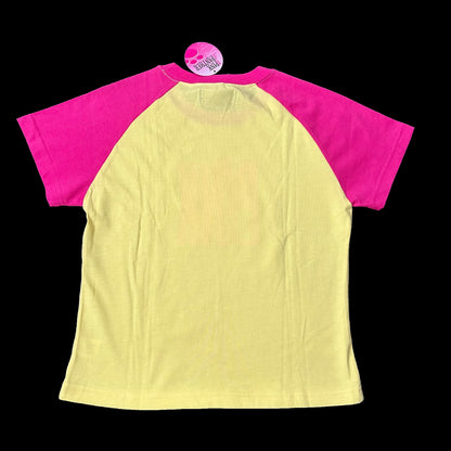Deadstock 2006 Pink & Yellow Pink Panther Baby Tee (M)
