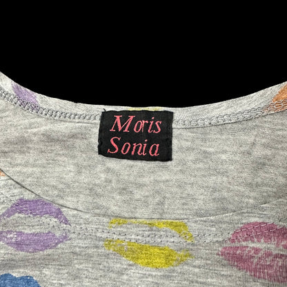 J-Fashion Rainbow Lips Tank Top (Fits S-L)