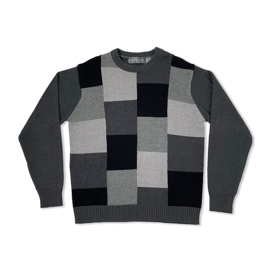 Y2K Oscar De La Renta Geometric Pullover Sweater (L)